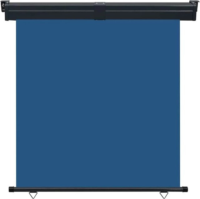 furnicato Balkon-Seitenmarkise aus Polyester in Blau, B/H: 175 x 250 cm - Bild 1
