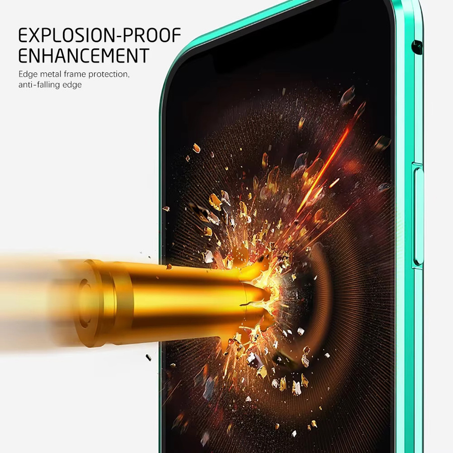 Stoßfeste 360-Grad-Ganzkörperhülle aus klarem Glas für Samsung Galaxy A16 A26 A36 A56 A55 5G, transparent - Bild 3