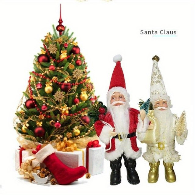 Santa Claus Weihnachtsbaum Anhänger Figur für deine Weihnachts- und Neujahrsdekoration - Bild 1