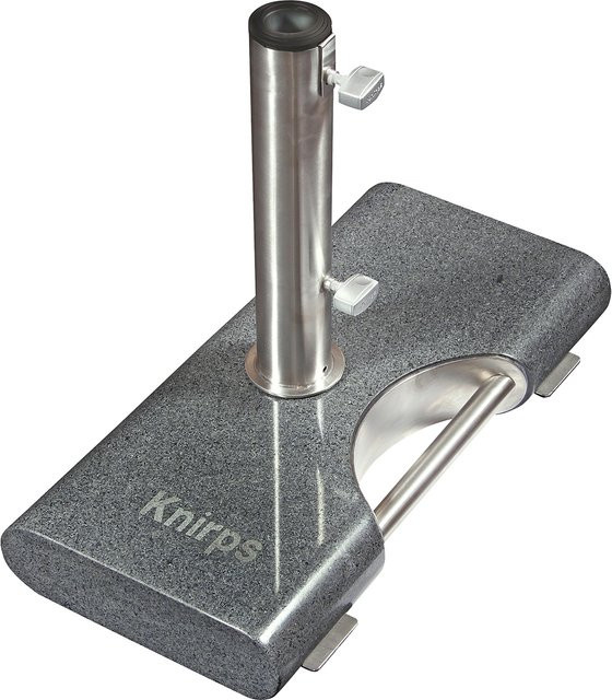 Knirps Balkon-Granitsockel in Grau für Sonnenschirme bis Ø 200 cm, 25 kg - Bild 1