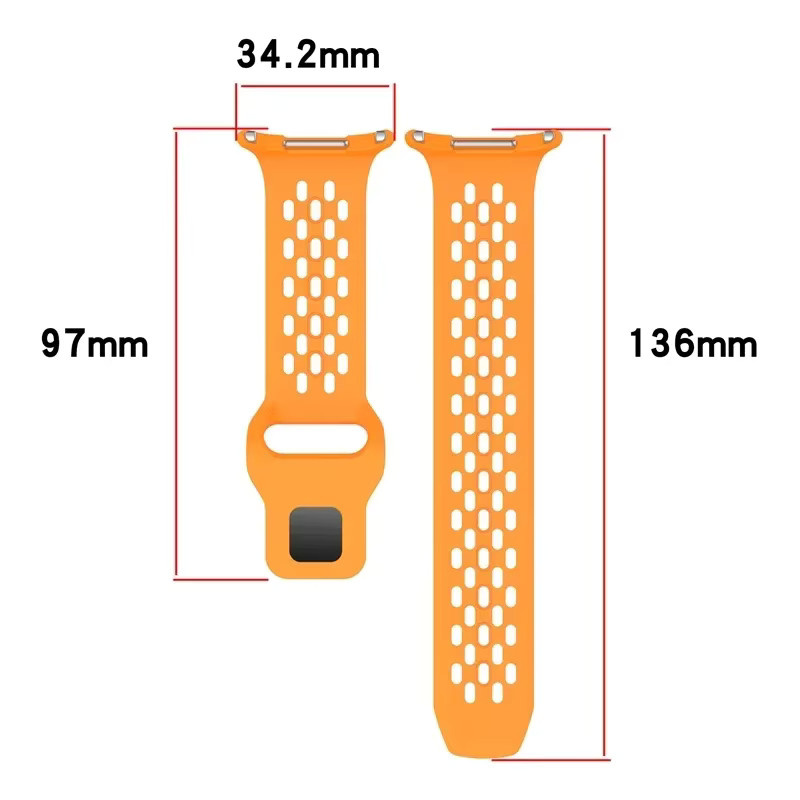 Uhrenarmband Silikon, Schwarz, Unisex, für Samsung Galaxy Watch Ultra 47mm - Bild 3