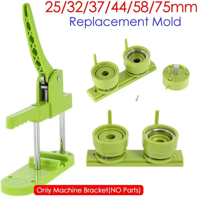 DC108 Serie Button Maker Maschine für DIY Abzeichen in Grün aus Kunststoff - Bild 1