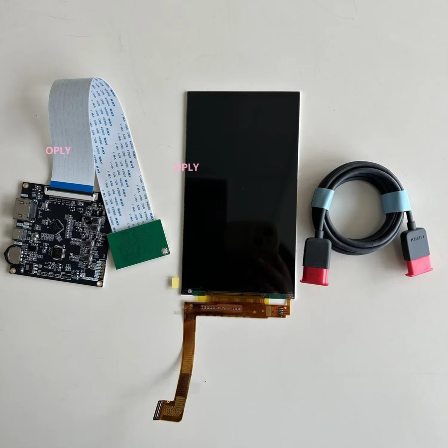 OPLY DIY Tragbarer Monitor 6 Zoll IPS LED Panel mit QHD 1440x2560 Auflösung, HDMI und USB-C, Schwarz - Bild 2