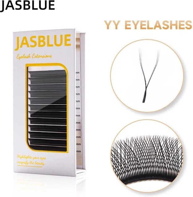 JASBLUE Wimpernverlängerungen YY-förmig, Black, Unisex - Bild 1