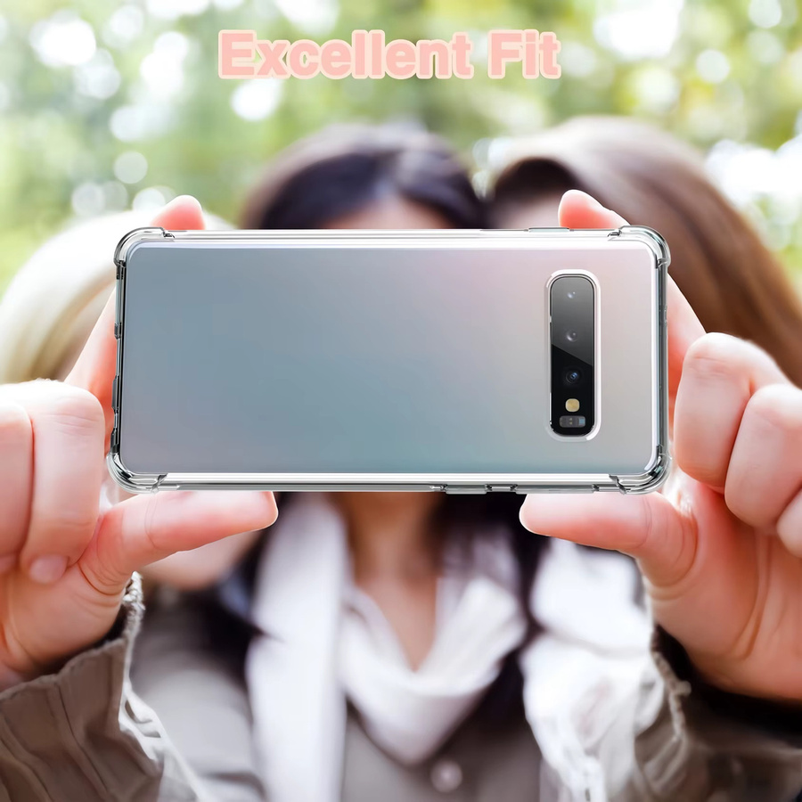 Transparente TPU-Schutzhülle für Samsung Galaxy S10 Plus und Galaxy S10E in Klar - Bild 3