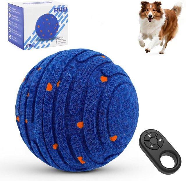 MARKET-3 Intelligentes interaktives Hundespielzeug, Unzerstörbarer E-TPU-Spielball, Automatisch beweglich, Wiederaufladbar - Bild 1