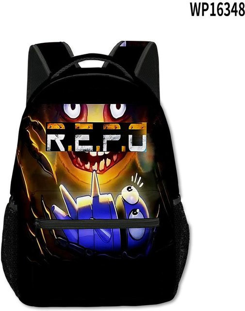 R.E.P.O Schulranzen Wasserdichter 3D-Druck Rucksack für Jungen und Mädchen in Multicolour - Bild 1