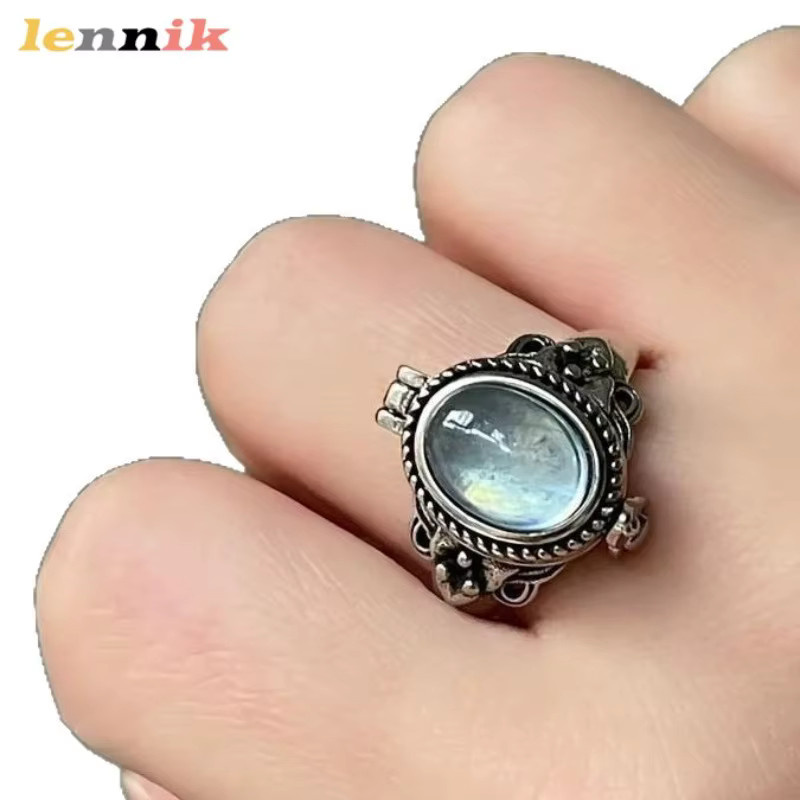 LENNIK Ring, hellblauer Kristall, Damen - Bild 3