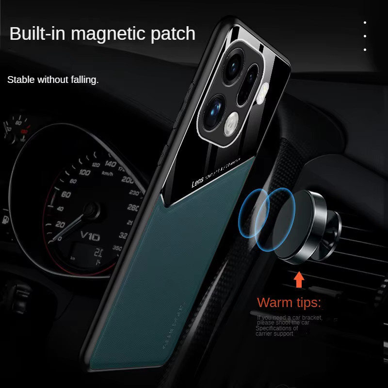 Magnetische Saugnapfhalterung Foohly für OPPO Find X9 Pro Schutzhülle in Blau - Bild 4