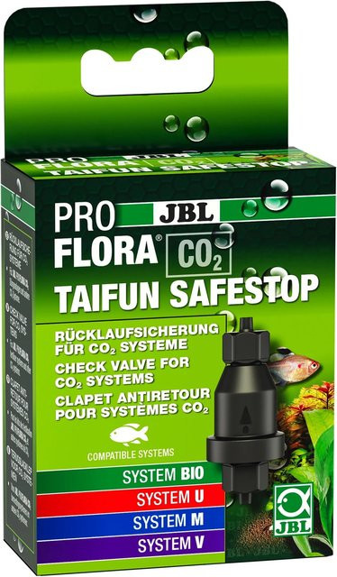 JBL Proflora Taifun Safestop Aquarium-Rücklaufsicherung für CO2-Düngeanlagen in Schwarz - Bild 1