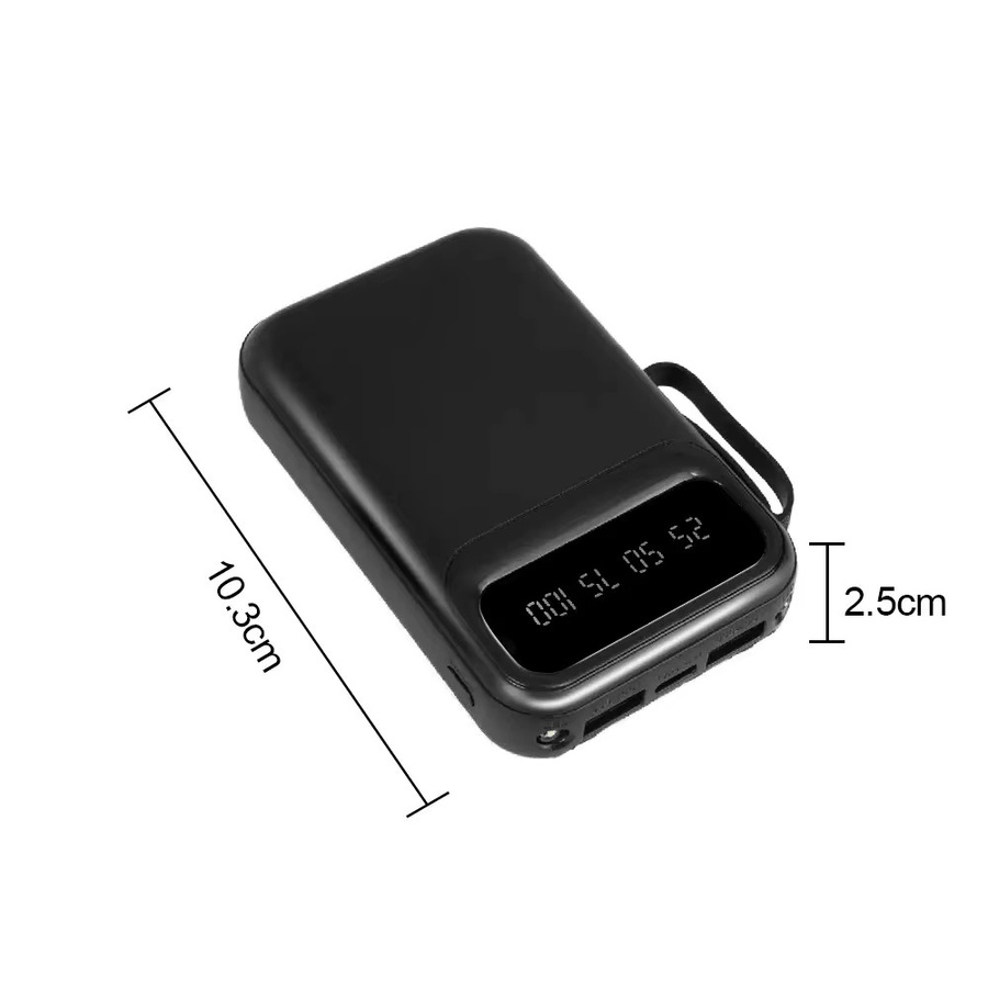 20000mAh USB-Schnellladegerät für Mobiltelefone in Schwarz mit USB-A Anschlüssen - Bild 8