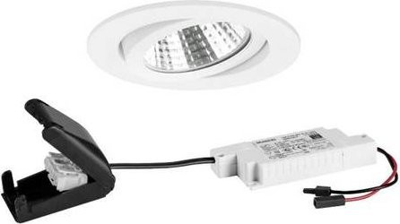 Brumberg LED Einbau- und Aufbaustrahler Weiß, dimmbar, 6W, Warmweiß - Bild 1