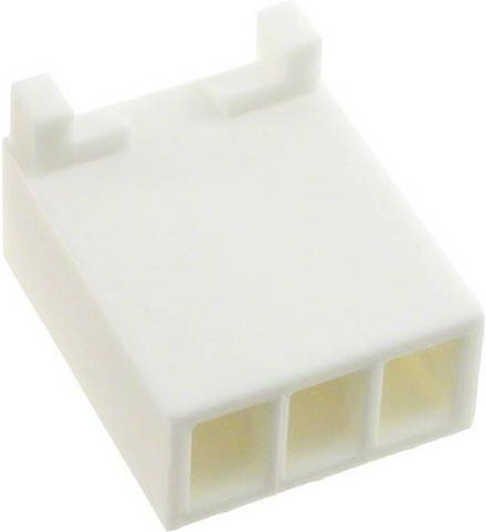 Molex Buchsengehäuse-Kabel in Weiß mit 3 Polzahl und 3,96 mm Rastermaß - Bild 1