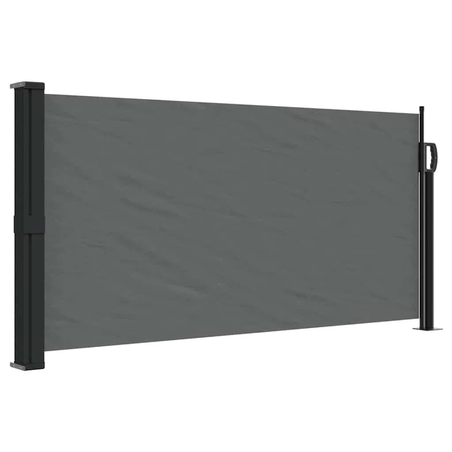 Furnicato Ausziehbare Seitenmarkise Anthrazit B: 500 cm, H: 100 cm - Bild 2