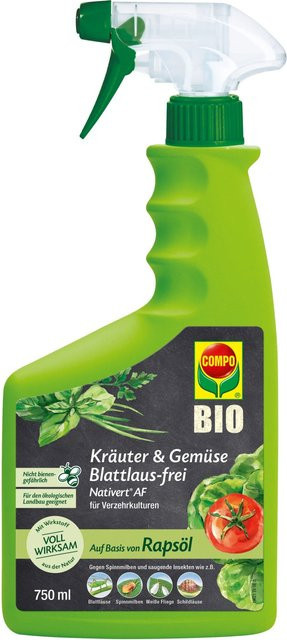 Compo Nativert Kräuter und Gemüse Blattlaus-frei biologisches Rapsöl, 750 ml - Bild 1