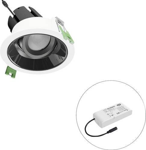 EVN F05R09SM1330L15D LED-Deckenstrahler in Weiß, rund und verstellbar - Bild 1