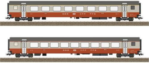 TRIX Swiss Express der SBB Personenwagen, 2er-Set, Spur H0, 1:87 - Bild 1