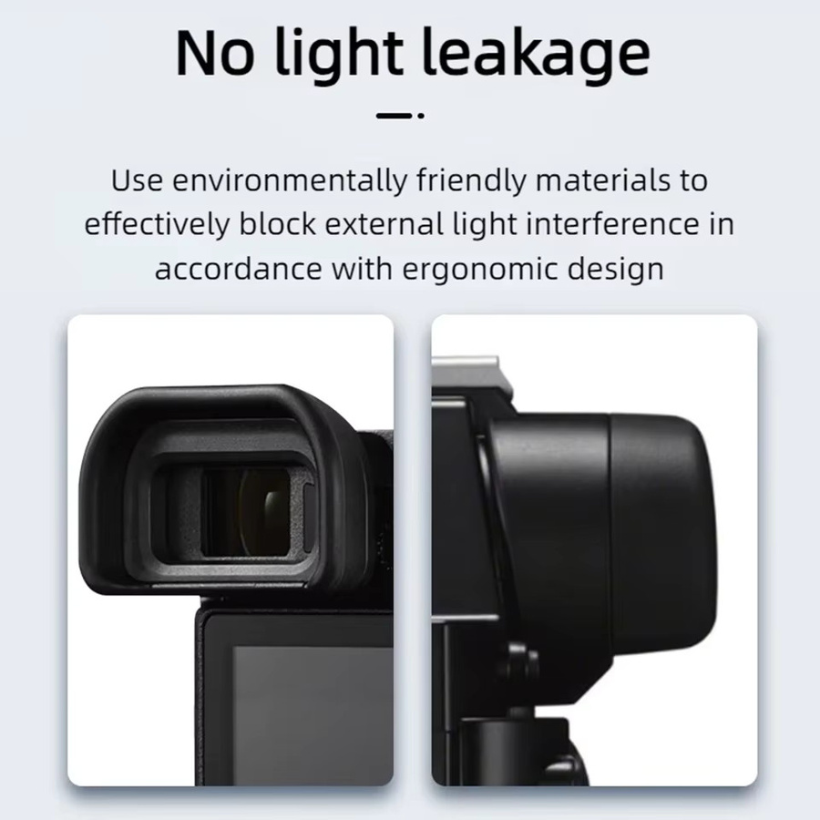 FDA-EP17 Augenmuschel Okular Sucher Schutz für Sony A6600 A6500 A6400 ILCE-6600 6500 6400 in Schwarz - Bild 4