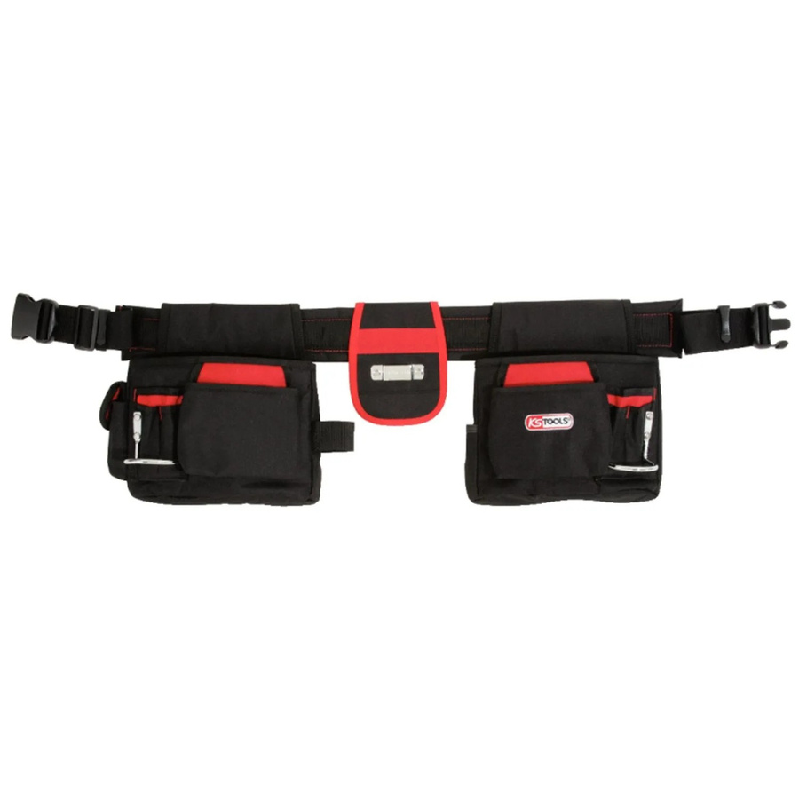 KS Tools Profi-Gürtelwerkzeugtasche aus Polyester in Schwarz mit Trageriemen - Bild 2