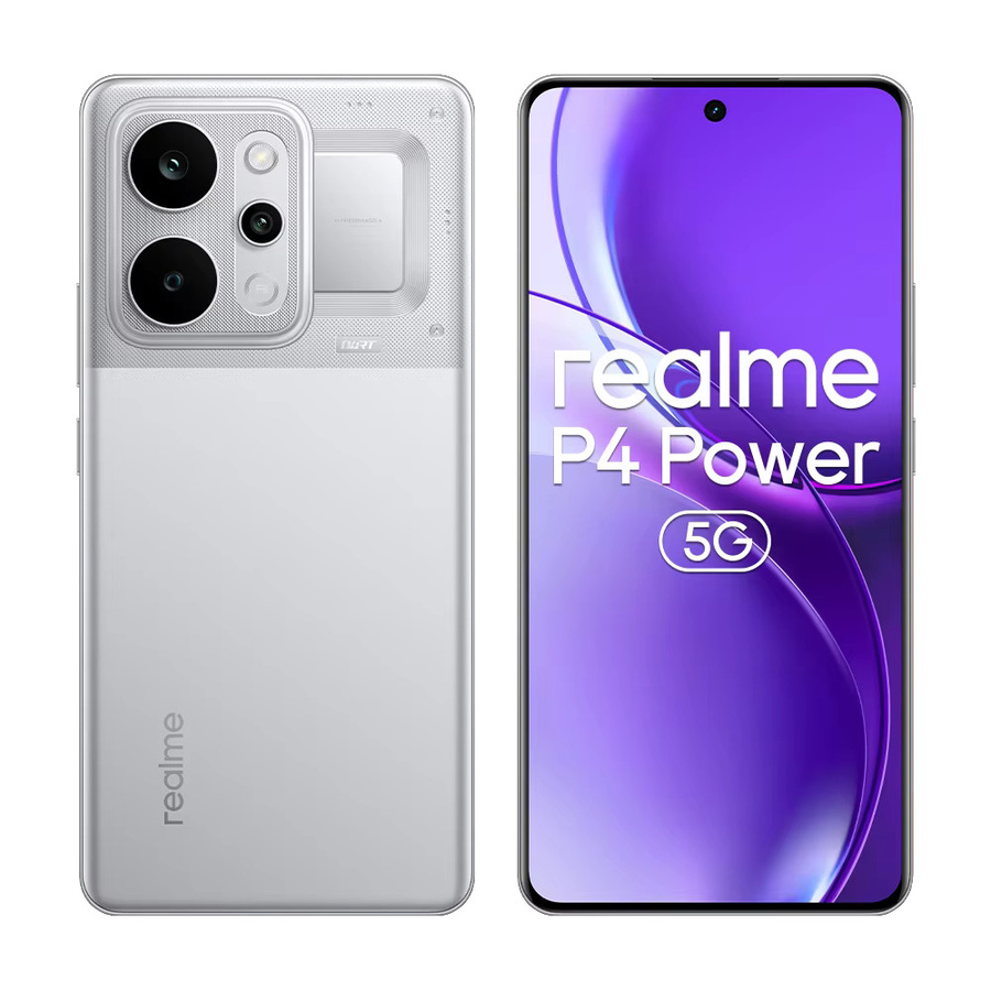 realme P4 Power 5G Smartphone in Silber mit 6,8 Zoll 144Hz Curved Display, Dimensity 7400 Ultra Chipsatz, 50MP Sony Kamera und 10001mAh Akku mit 80W Ladefunktion - Bild 5