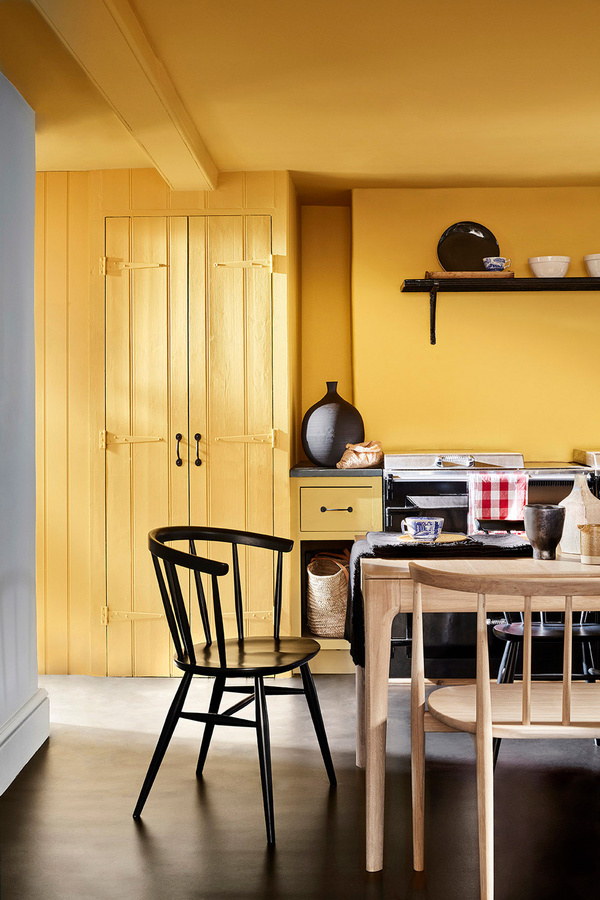 Little Greene Intelligent Eggshell Wandfarbe Giallo 337 Gelb 2,5 l - Bild 1