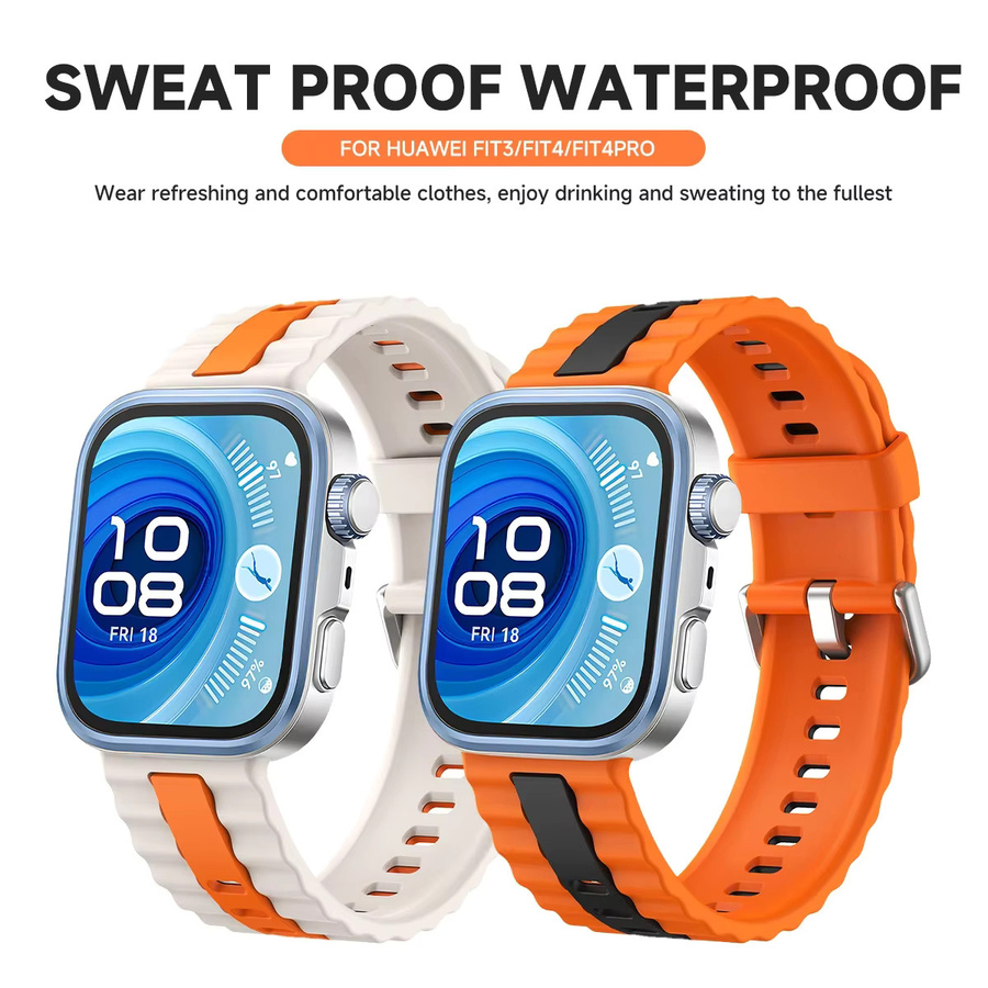 OAKCHARM Uhrenarmband Silikon, Huawei Uhr Fit 4/3/Fit4 Pro, Unisex - Bild 2