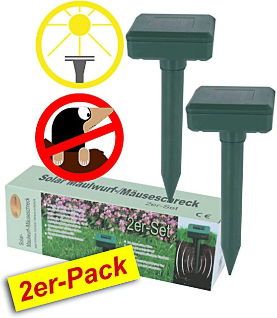 Solar-Maulwurf- und Mäuseschreck zur Gartenabwehr - Bild 1