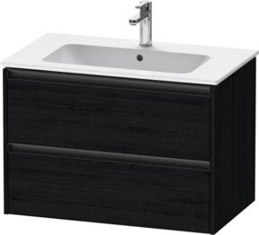Duravit Waschtischunterschrank Ketho.2 in Weiss mit 2 Schubladen, wandhängend, B/T: 81 x 48 cm - Bild 1