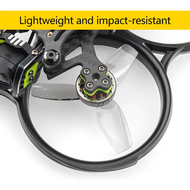 HQProp DT63MMX3 V2 FPV Racing Drohnen-Propeller, 2,5 Zoll 63mm 3-Blatt, 4 Stück, transparent - Bild 2