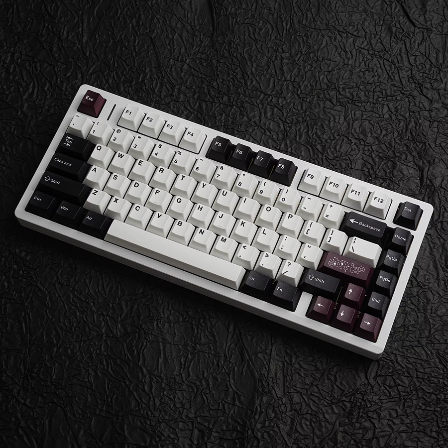 Jaycomia GMK Deep Well Tastenkappen Set mit 143 Tasten für mechanische Tastaturen in Multicolour, kompatibel mit ISO ANSI ABTN2 und verschiedenen Sprachen wie Deutsch, Koreanisch, Spanisch, Arabisch, Französisch und Russisch - Bild 2