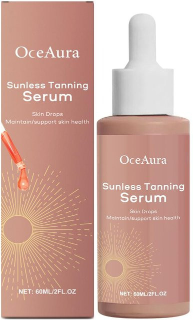 OceAura Selbstbräunungstropfen Bräunungsserum, 60 ml, Unisex - Bild 1