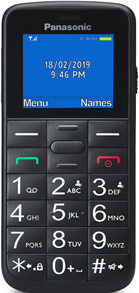 Panasonic KX-TU110 EXB Handy in Schwarz - Bild 1