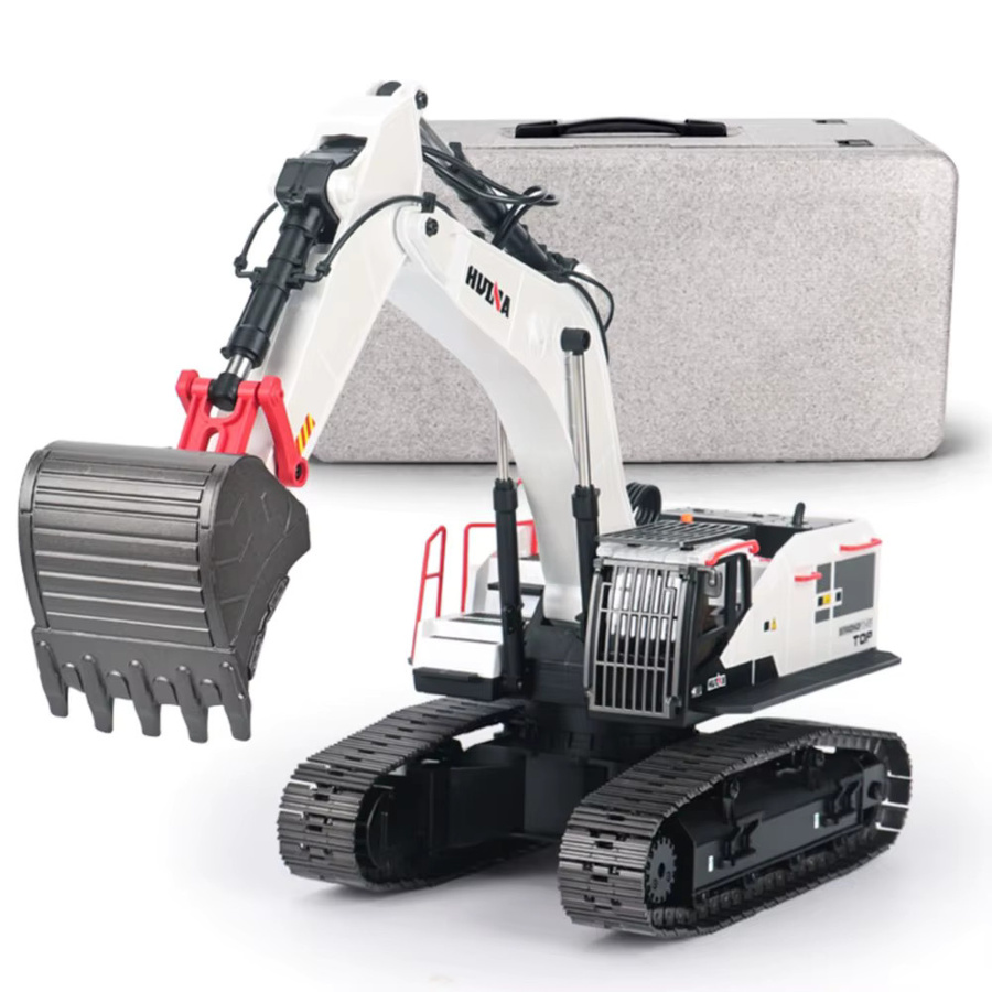 HUINA Metall RC Bagger 1594, ferngesteuert, mit Licht und Sound - Bild 3
