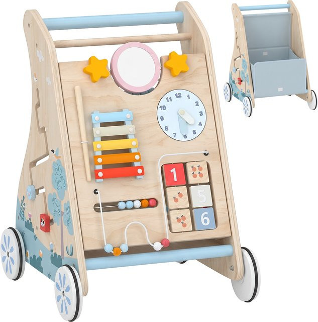Aosom AIYAPLAY 3-in-1 Baby Lauflernwagen, Lauflernhilfe, ab 1 Jahr - Bild 1