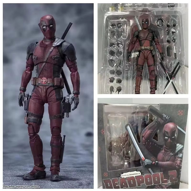 Yamaguchi Deadpool Actionfigur aus PVC in Rot, 16 cm hoch, als dekoratives Modell für Sammler - Bild 2