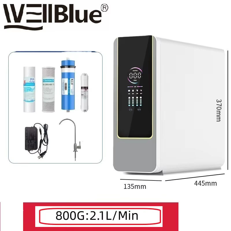 SHUANGLI Küchen-Wasserfilter Umkehrosmose-Wasserfiltrationssystem mit 600G/800G Durchflussrate und reduziertem TDS-Wert - Bild 2
