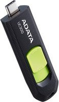 ADATA UC300 USB-C USB-Stick mit 128 GB in Schwarz und Grün - Bild 1