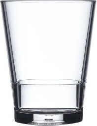 Mepal Flow Wasserglas aus Kunststoff, transparent, 200 ml - Bild 1
