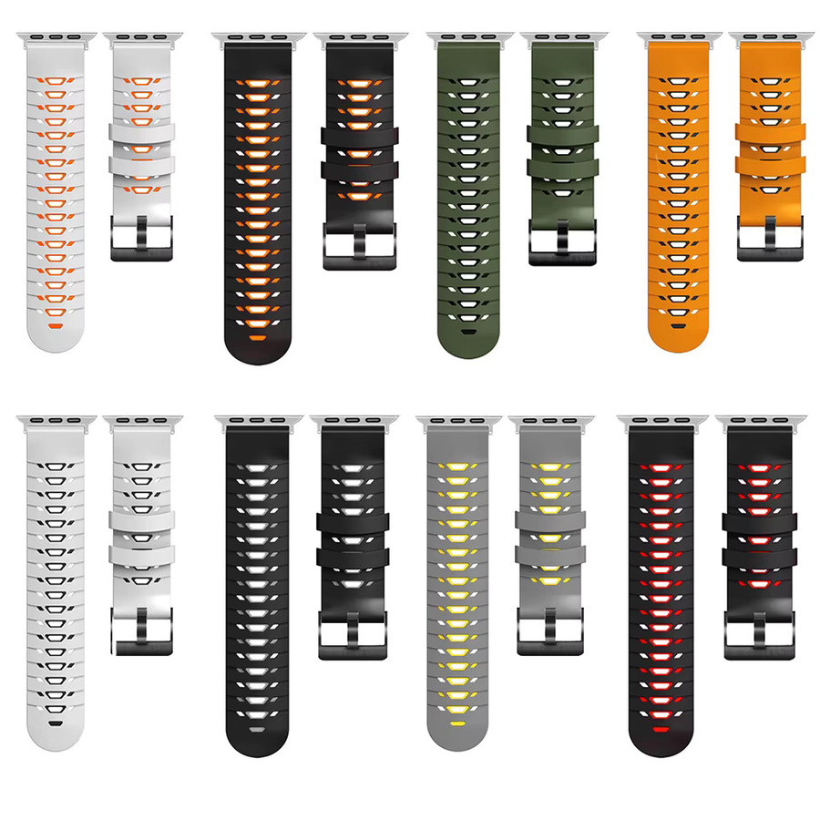 QCTOG Uhrenarmband Silikon, Unisex - Bild 3
