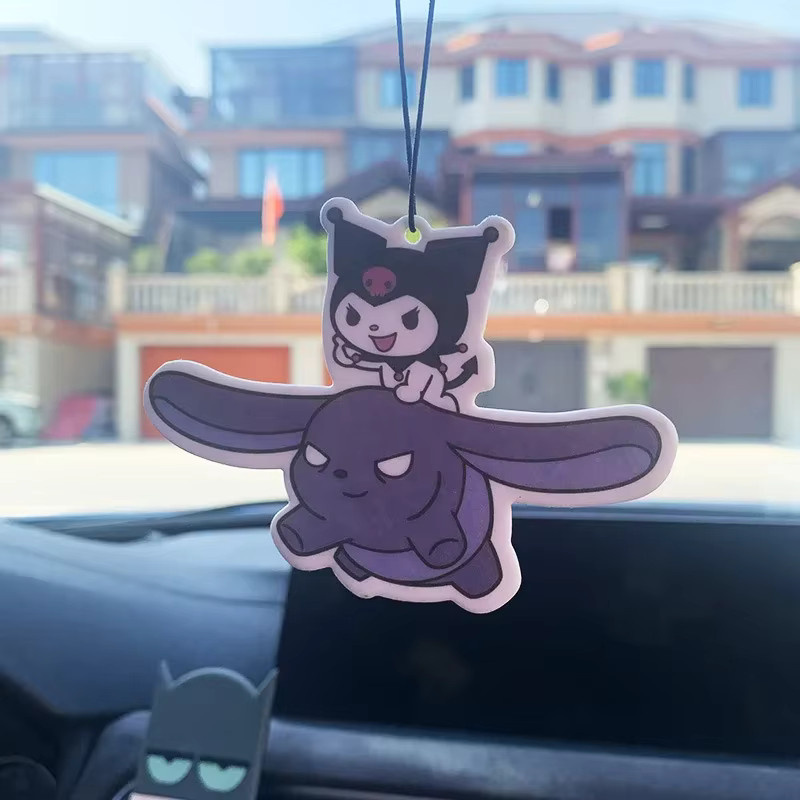 Sanrio Cartoon Auto-Lufterfrischer als Duftanhänger aus Papier für dein Fahrzeug - Bild 3
