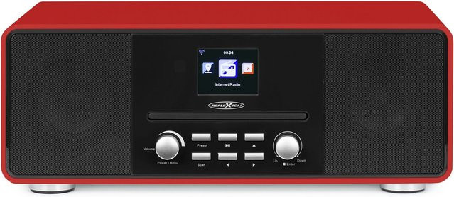 REFLEXION Internet DAB+ UKW Radio HRA19INT mit Bluetooth in Rot - Bild 1
