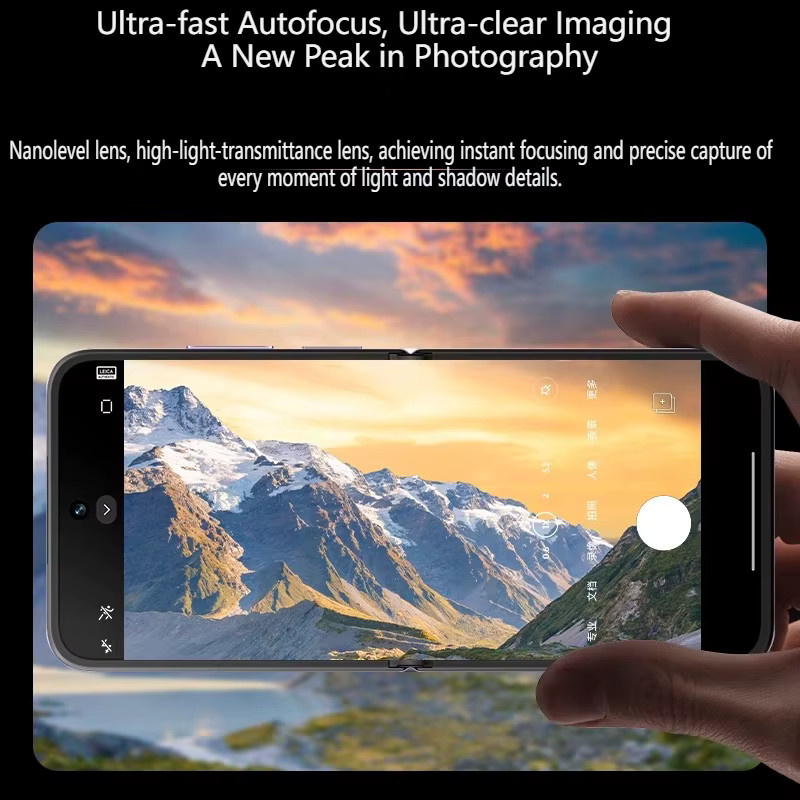 AR Anti-Reflexion Objektivschutz aus gehärtetem Glas mit Metallring für Redmi K90 Pro in Blau - Bild 2