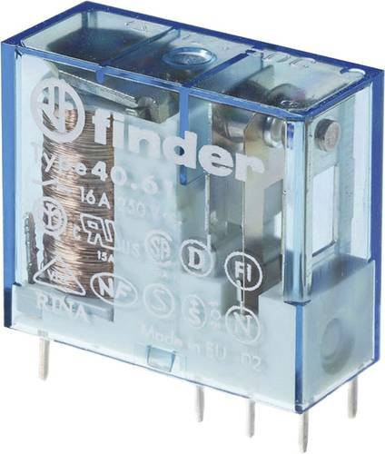 Finder Printrelais 40.61.7.024.4001 24 V/DC 16A 1 Wechsler transparent - Bild 1