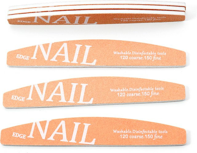 JEARLYU Nagel Feilen Halbmond, 120/150 Grit, 5/10/25 Stück, Unisex - Bild 1