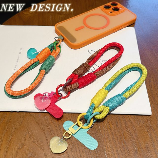 Panbon Telefonanhänger Herz-Lanyard in Multicolor mit Schlüsselanhänger-Zubehör - Bild 1