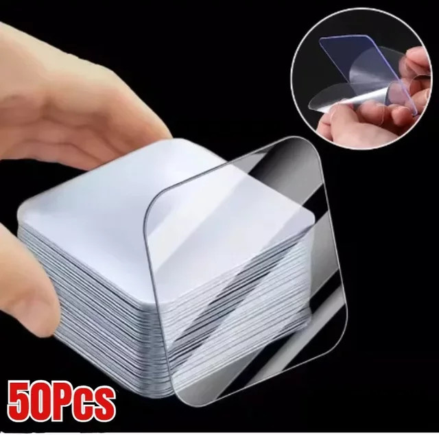 Doppelseitiges transparentes Nano-Klebeband, wasserdichtes und selbstklebendes Klebeband für Zuhause, Küche und Badezimmer, Breite: 5,0 cm, Höhe: 6,0 cm, Tiefe: 6,0 cm - Bild 1