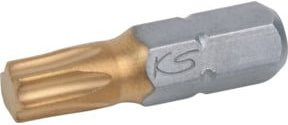 KS Tools Schraubendreher Bit TX T30 1/4 Zoll in Silber, Länge: 25 mm - Bild 1