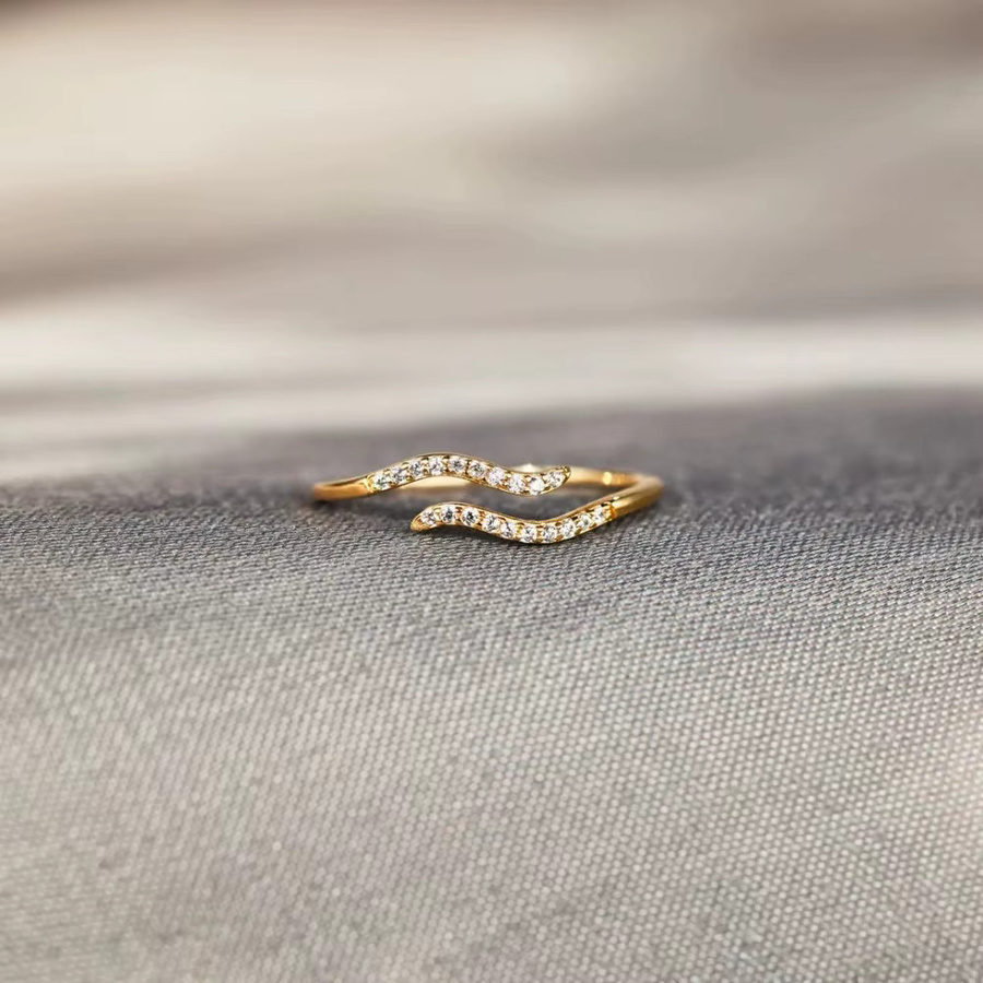 Trumium Ring, 925 Silber, Gold, Damen - Bild 3