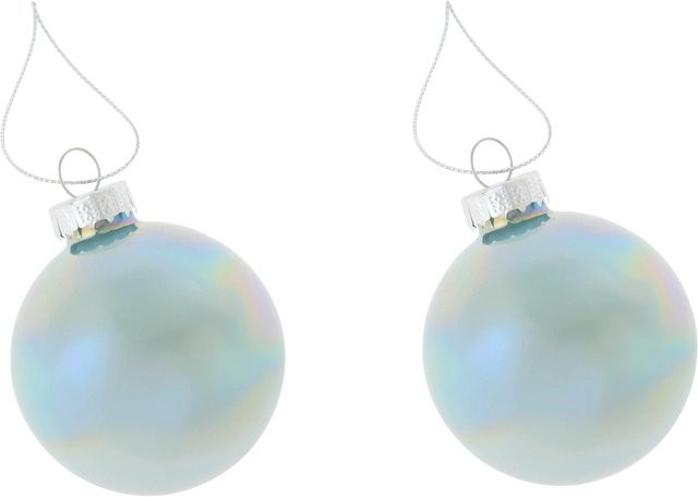 Mömax Christbaumanhänger Figures 2-teilig in Grün und Weiß - Bild 1
