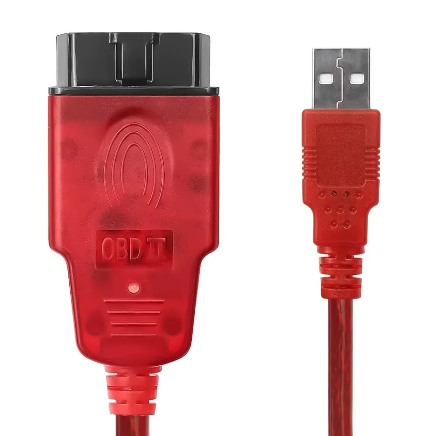 Renolink v2.11 Diagnosegerät für Renault ECU Programmierung, Schlüssel-Immo-Codierung und Airbag-Reset via OBD2 und USB-C, Farbe: Rot - Bild 2